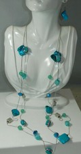 Collana orecchini strati - a,