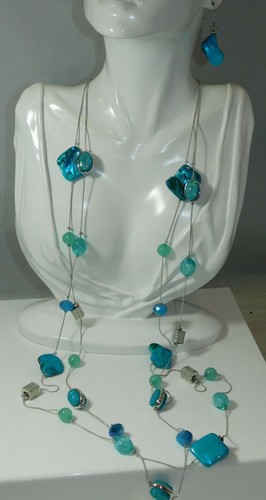 Collana orecchini set gioielli - orecchini,