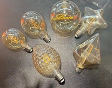 Lampade decorative a filamento led - forme varie