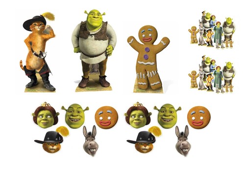 Shrek mini cardboard cutout - shrek,