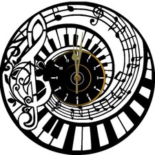 Orologio in vinile da parete