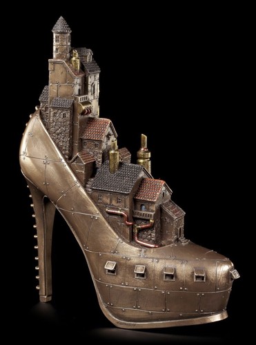 Steampunk scarpa paese in - -,