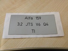 Nuova Autentica Alfa Romeo 159