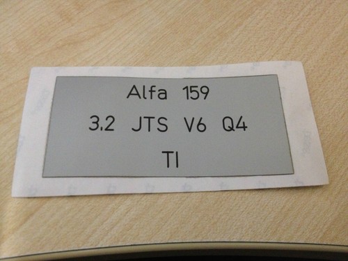 Nuova originale alfa romeo - originale, 159