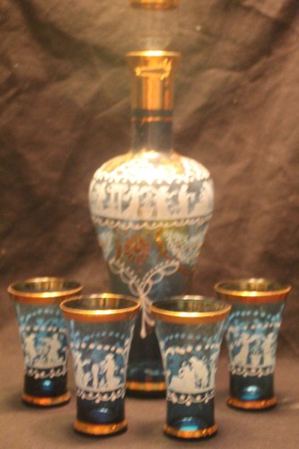 Set vino murano veneziano oro - vino,