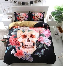 Set copripiumino 3D scheletro