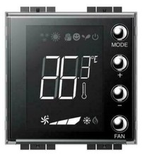 BTICINO LN4691  LIVING LIGHT MYHOME SONDA TERMOSTATO CON DISPLAY 2 MODULI