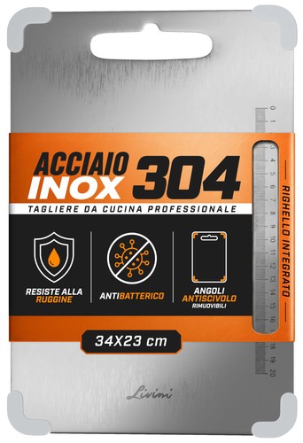 Tagliere acciaio inox 304 - tagliere,