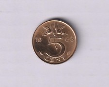 OLANDA 5 CENTESIMI 1965