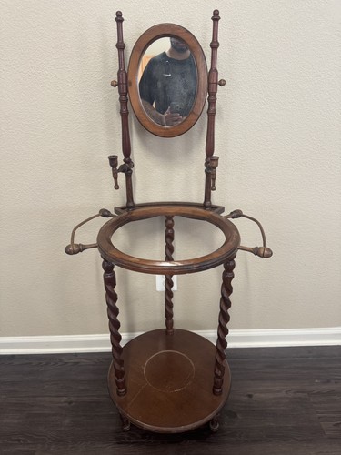 Portalavabo vintage legno - portalavabo,