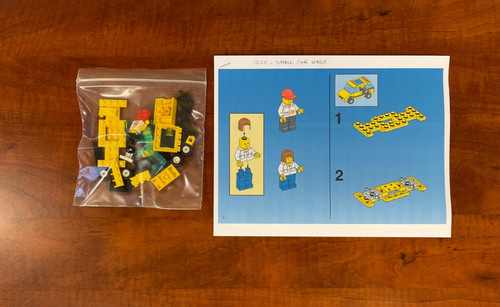 Lego 1255 shell autolavaggio - lego,