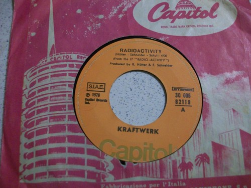 Kraftwerk radioactivity 45 - kraftwerk-, radioactivity-45
