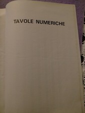 TAVOLE NUMERICHE: NUMERI