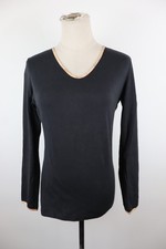 1 CLASSE MAGLIA MANICHE LUNGHE COTONE DONNA L WOMAN CASUAL VINTAGE T-SHIRT