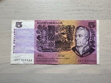 Vecchia banconota da 5 dollari