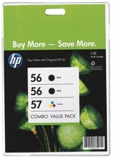 Set inchiostro HP 56 / HP 57 (2) nero e (1) tricolore CD944FN - C6657AN & 2 x C6656AN