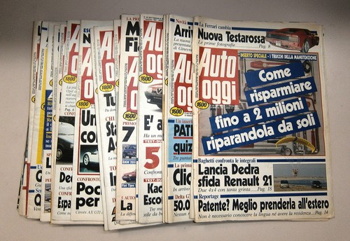 Lotto auto oggi 1991 - auto,