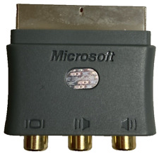 PRESA SCART RCA - ADATTATORE AV Grigia per Microsoft XBOX 360 - ORIGINALE