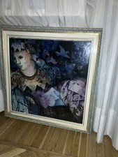  Giovanna Madoi, olio su tela 70 per 70 cm con cornice 85 per 85 cm 1998