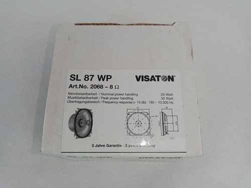 Visaton wpm 8 - sl,