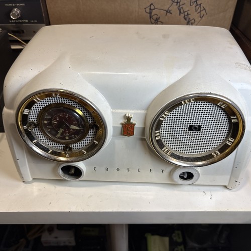 Orologio radio vintage crosley - orologio/radio,