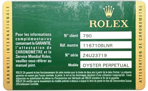 Rolex batman 116710blnr - rolex,