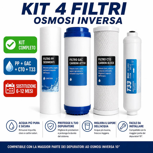 Kit filtri osmosi - kit,