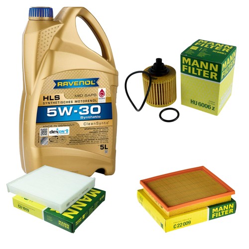 Controllo set 30 per - 5l, 5w-30