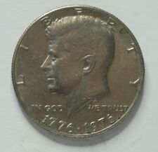 MONETA MEZZO DOLLARO KENNEDY 1776-1976 BICENTENARIO SENZA SEGNO ZECCA.