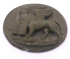 (5103) Rara lava antica raffigurante il leone di San Marco.