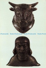 D197345 Olympia Bronze bust of a bull from decoration of a cup imported work of
