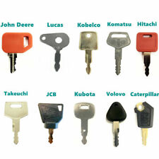 10 chiavi master accensione per trattore agricolo pesante macchinario escavatore chiave