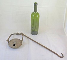 ANTICO LUME AD OLIO LAMPADA IN FERRO LAMPADA AD OLIO DA APPENDERE ANTICA CH16