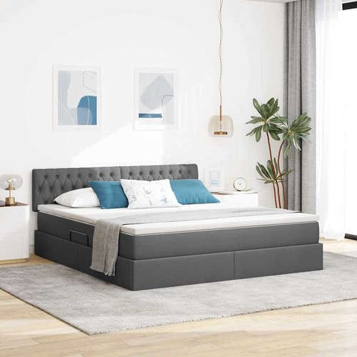 Letto con contenitore led - con,