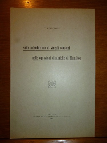 Levi civita introduzione - t.,