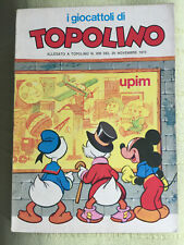 CATALOGO GIOCATTOLI UPIM NATALE 1973 ALLEGATO AL TOPOLINO N° 939! OTTIMO E RARO!