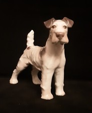 Statua porcellana B&G Copenhagen cane Fox Terrier