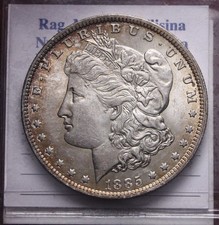NL* USA 1 DOLLARO ARGENTO SILVER MORGAN 1885 O Conservazione TOP super Lustro