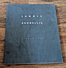 JANNIS KOUNELLIS exhibition catalogue  Anthony D’Offay Gallery London 1986 RARE