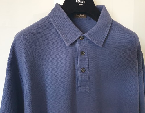 Berluti paris polo uomo cotone - polo,