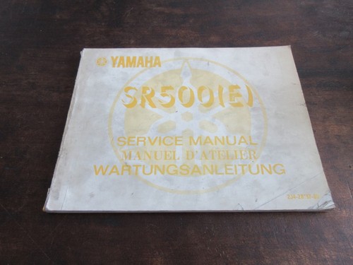 Yamaha sr500 sr500e 1978 - sr500,