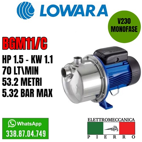 Elettropompa pompa lowara - pompa,