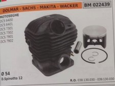 CILINDRO PISTONE COMPL MOTOSEGA DOLMAR SACHS MAKITA WACKER DCS 6400 6401 7301