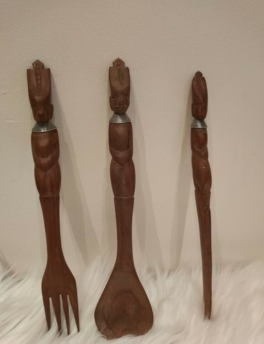 Vintage african wooden - vintage,