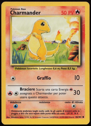 Pokemon tcg charmander 102 - tcg, 46/102
