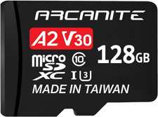 , 128 GB Micro SDXC Scheda Di Memoria Con Adattatore - A2, UHS-I U3, V30, 4K, C1
