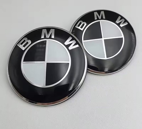 82mm bmw emblema - 2x, logo