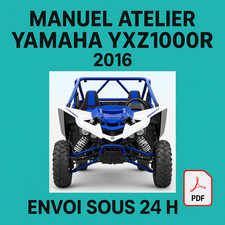 Manuel atelier yamaha - yamaha, 1000