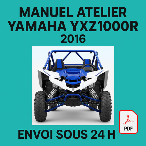 Manuel atelier yamaha - yxz, 1000