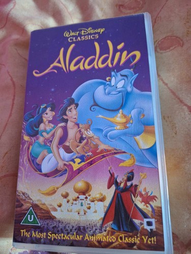 Walt disney aladdin vhs video - disney,
